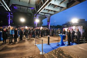 Eröffnung Klang und Lichtinstallation am Stahlviadukt Wernerwerk