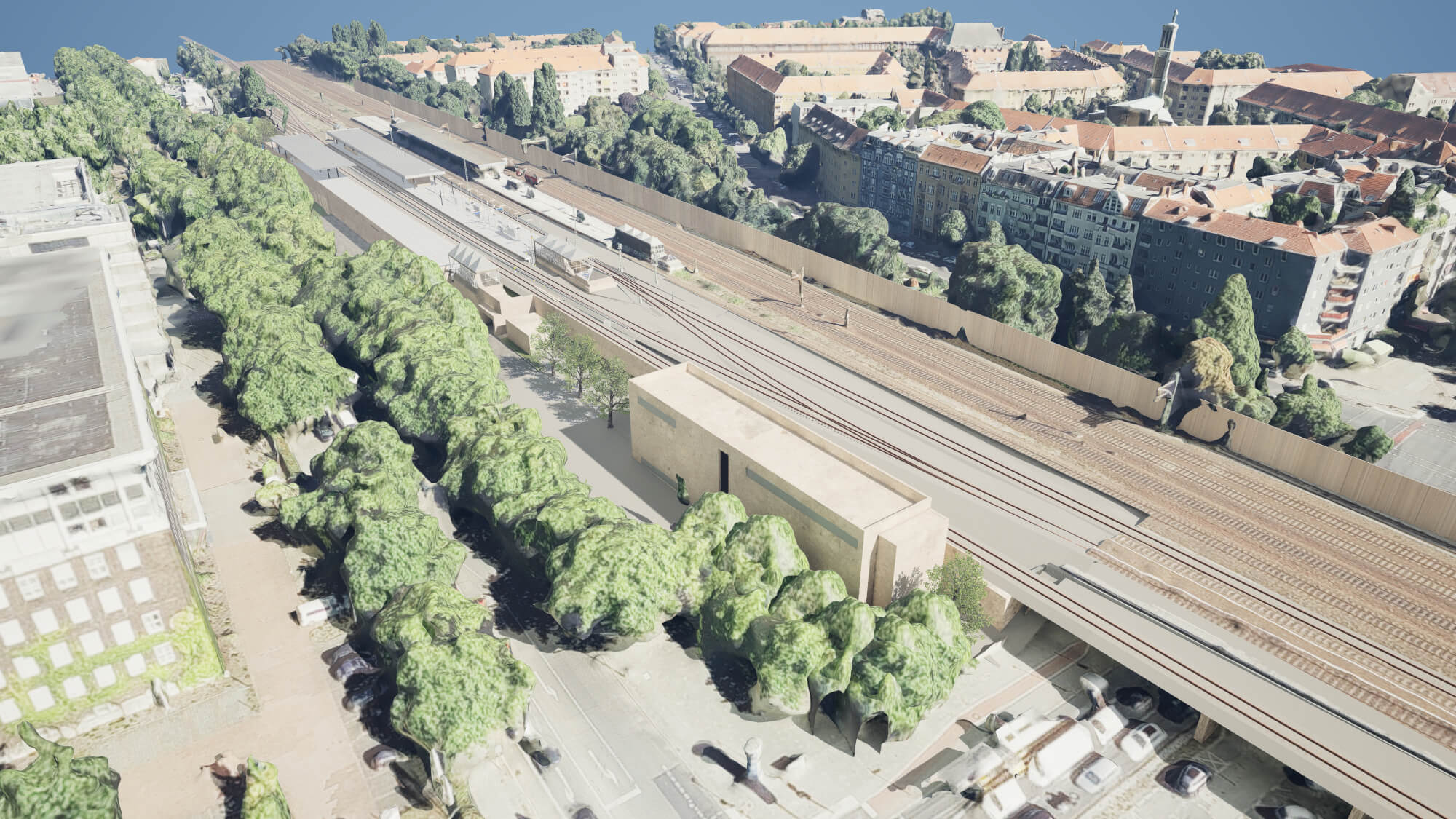 Visualisierung Bahnhof Jungfernheide