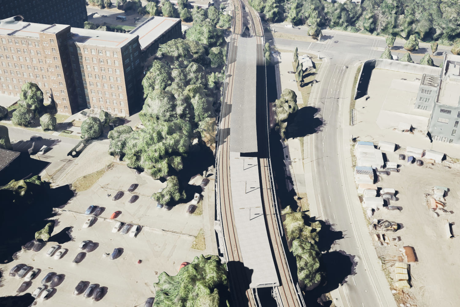 Visualisierung Bahnhof Wernerwerk