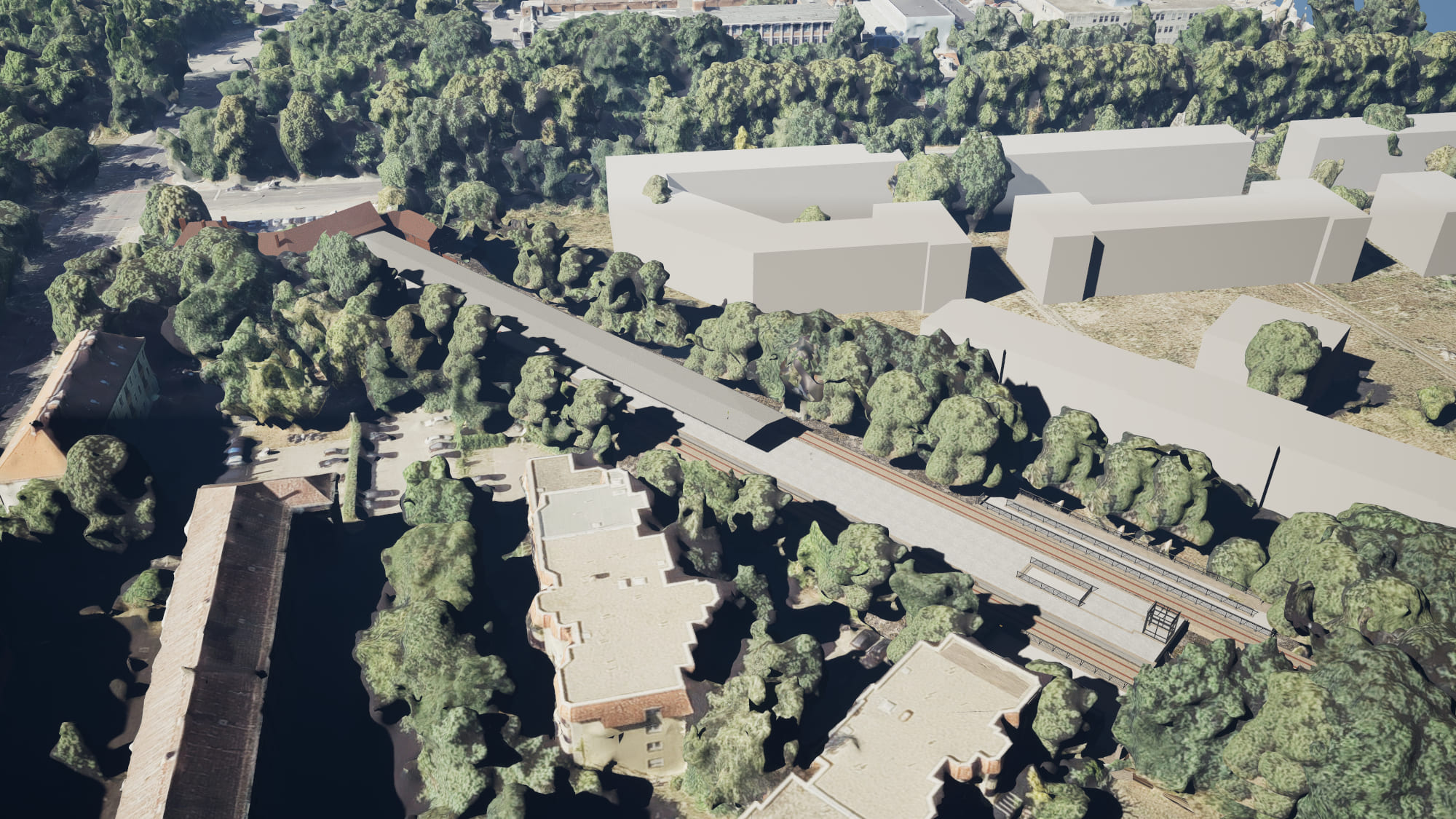 Visualisierung Bahnhof Siemensstadt